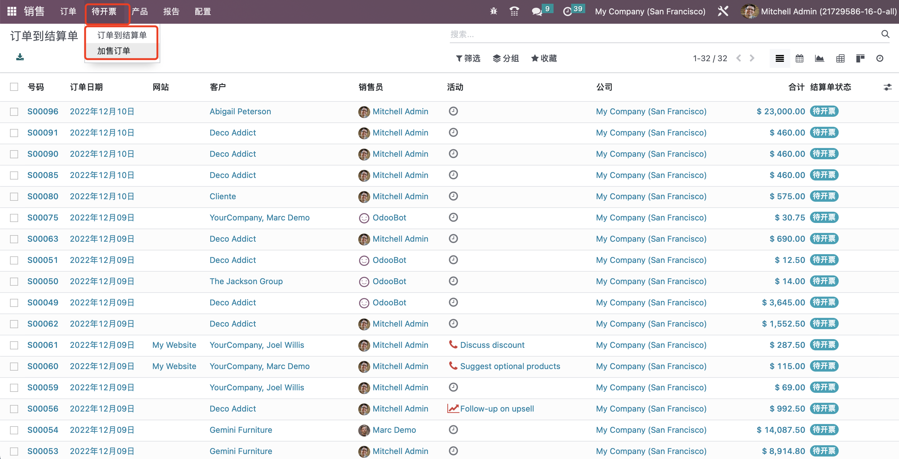 Odoo 16 企业版手册 - 销售管理之销售发票 odoo 销售 第10张 Odoo 16 企业版手册 - 销售管理之销售发票 odoo 销售 第10张