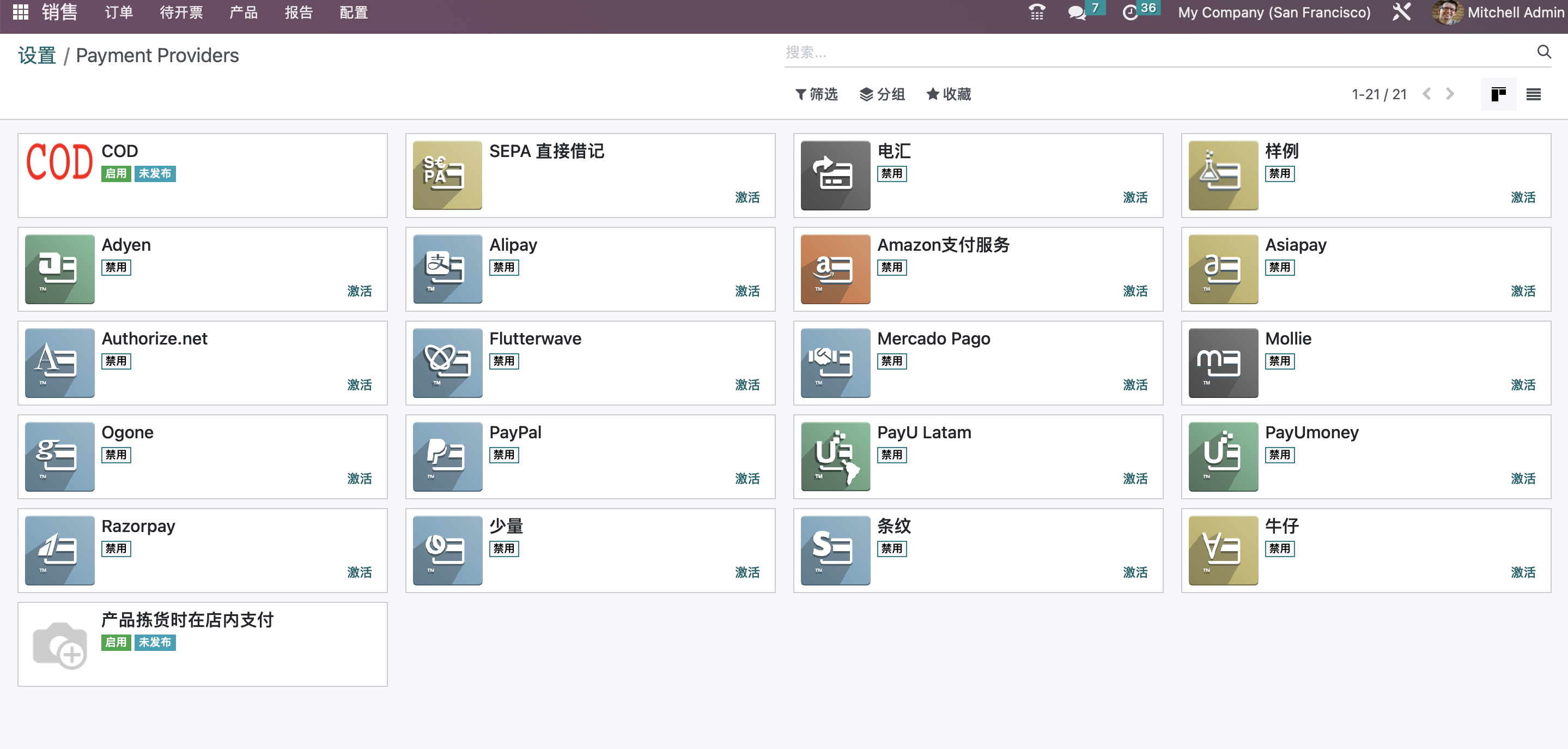 Odoo 16 企业版手册 - 销售管理之系统设置(销售一) odoo 销售 第13张 Odoo 16 企业版手册 - 销售管理之系统设置(销售一) odoo 销售 第13张