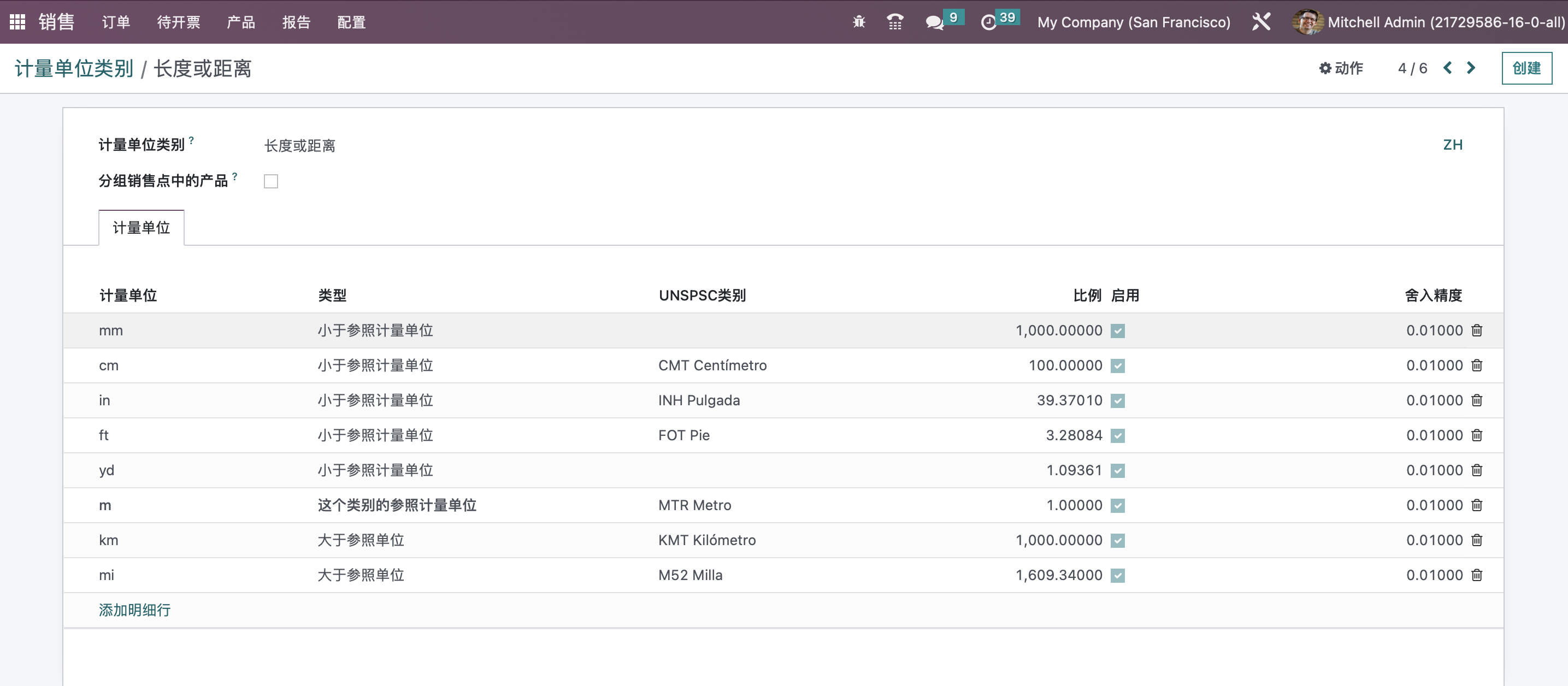 Odoo 16 企业版手册 - 销售管理之计量单位 odoo 销售 第5张 Odoo 16 企业版手册 - 销售管理之计量单位 odoo 销售 第5张