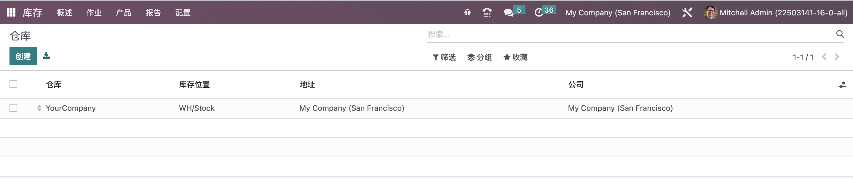 Odoo 16 企业版手册 - 库存管理之仓库管理 odoo 库存 第2张 Odoo 16 企业版手册 - 库存管理之仓库管理 odoo 库存 第2张