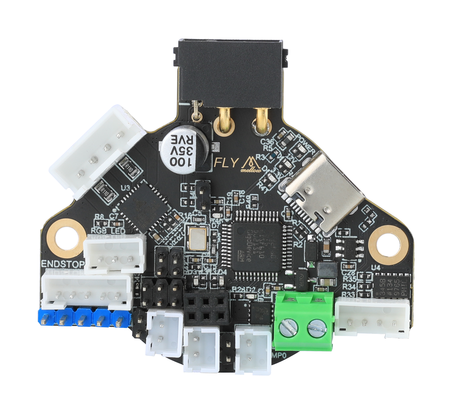 FLY 新版3D打印机 Can SHT36 V2.0工具头板